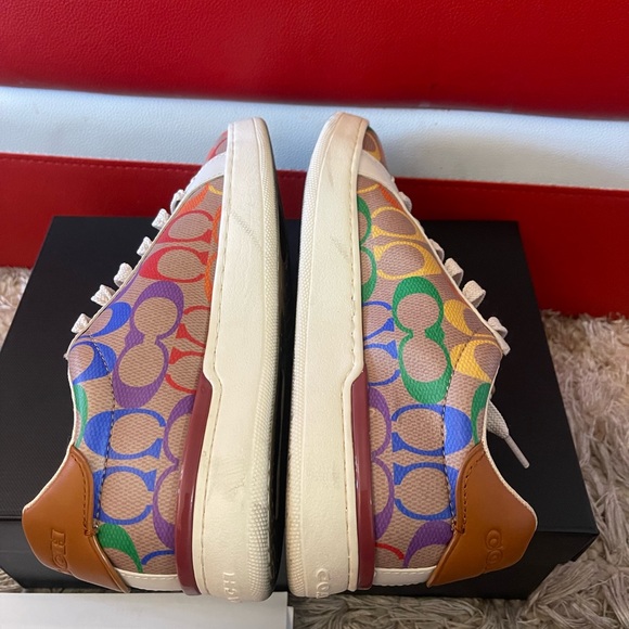 Coach Lowline Coated Canvas Low Top Sneaker Woman size 37 - Picture 4 of 7